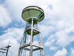 Water Towers. Stock Footage
