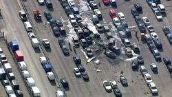 Aerials of Bin Laden Family Plane Crash News Clip