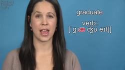 How to Pronounce GRADUATE - Word of the Week - American English Instructional Video