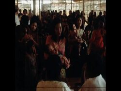 SYND 22/2/80 CAMBODIAN WOMEN REFUGEES GIVEN BIRTH CONTROL INJECTIONS News Clip