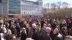 CLEAN : Iceland holds major anti government rally News Clip