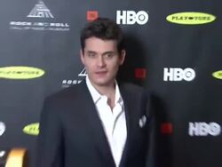 John Mayer at 28th Annual Rock and Roll Hall Of Fame Induction Ceremony - Arrivals 4/18/2013 in Los Angeles, CA.(Footage by WireImage Video/Getty Images Entertainment Video) Stock Footage