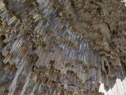 Garni Gorge, Azat river, 'symphony of the stones' Stock Footage