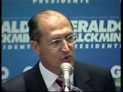 Presser by opposition candidate Geraldo Alckimin Instructional Video