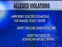 House investigators accused veteran New York Rep. Charles Rangel of 13 violations of congressional ethics standards on Thursday, throwing a cloud over his four-decade political career and raising worries for fellow Democrats about the fall elections News Clip