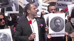 CLEAN : Turkish activists hold memorial for Armenian massacre victims News Clip