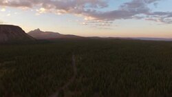 Aerial Oregon Mt Washington Stock Footage