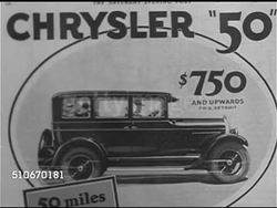 1920s: AUTO INDUSTRY: VS Ads for automobiles, cars including Essex convertible, Chrysler sedan, Chevrolet, two illustrations of upscale car models: convertible &a  two door sedan priced at $995.00. Instructional Video