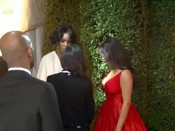 Kim Kardashian - Elton John AIDS Foundation Presents 22nd Annual Academy Awards Viewing Party Sponsored By Chopard, Neuro Drinks And Wells Fargo Stock Footage