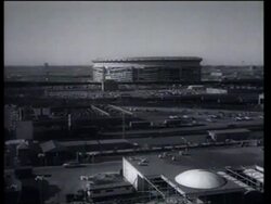 Stadium, Cyclists, President News Clip