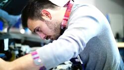 Car engine maintenance. Stock Footage