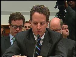 Treasury Secretary Timothy Geithner told lawmakers Thursday that the nation's financial system needs 'comprehensive reform' and not 'modest repairs at the margin' to avoid a repeat of the financial crisis. News Clip