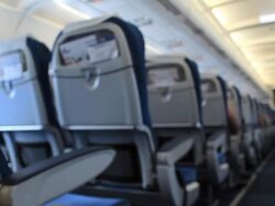 Airplane seat Stock Footage