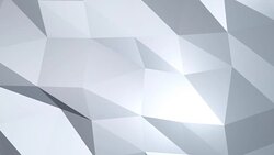 Moving abstract 3d white background with chaotic polygonal structure Stock Footage
