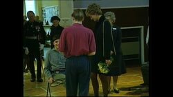 Princess Diana visiting Seeability Centre News Clip