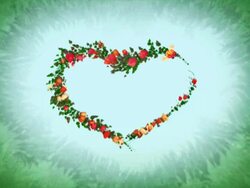 Flower Valentines Heart Stock Footage