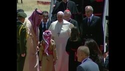 4:3 Pope Francis arrives in Jordan at start of three-day trip to the region News Clip