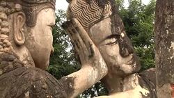 Buddha Park Stock Footage