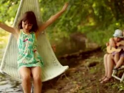 summer by the lake Stock Footage