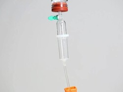 HD IV Dripper Pan & Tilt on White Ground Stock Footage