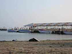 WS View of various boats on harbor / Paracas, Nazca, Peru Stock Footage