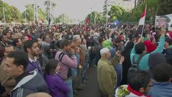 Police clash with protesters at presidential palace; Alexandria demo News Clip