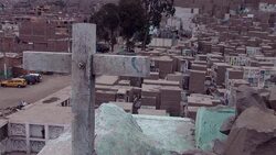 CLEAN : The poor live with the dead in Peru neighborhood News Clip