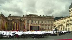 CLEAN : Colombia leader sworn in vowing peace warning rebels News Clip