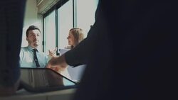 New business team, at work in the startup office Stock Footage