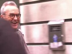 SIGHTED: Larry Lamb Stock Footage