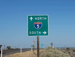 Desert Highway Direction Sign HD Stock Footage