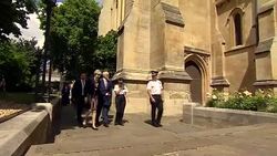 Malcolm Turnbull Meets with Theresa May in London News Clip