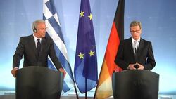 German and Greek foreign ministers meet at start of key week of financial diplomacy Instructional Video