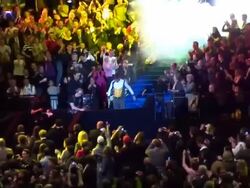 Rafael Nadal gets standing ovation in Zurich. Stock Footage