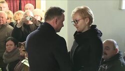 CLEAN : Funeral for Polish truck triver killed by Berlin attacker News Clip