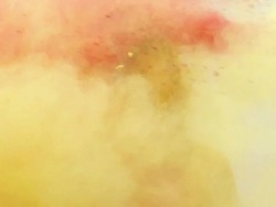 Young woman playing holi festival Stock Footage