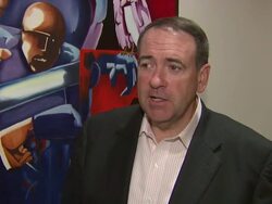 INTERVIEW: Former Arkansas Govenor Mike Huckabee how he'll promote the CD, why everyone promoting it will be beneficial. Stock Footage