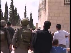 Scuffles erupt between Jewish settlers and Palestinians News Clip