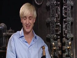 INTERVIEW Tom Felton on how he's never thought about saying goodbye to Draco Malfoy, and on how he's happy Stock Footage