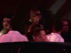 EJ Johnson at 1 Oak in West Hollywood - Celebrity Sightings in Los Angeles Stock Footage
