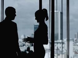 Businessmen shaking hands Stock Footage