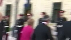 CLEAN : EU Africa summit Merkel wants to combat illegal migration News Clip