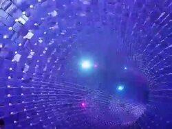 energy in digital tunel Stock Footage