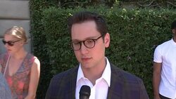 INTERVIEW- Matt McGorry at The Rape Foundation's Annual Brunch Stock Footage