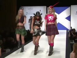 PERFORMANCE: Jennifer Wayne, Tayla Lynn and Caroline Cutbirth of Stealing Angels  Stock Footage