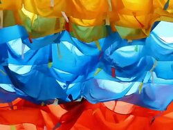 Flags color background Stock Footage