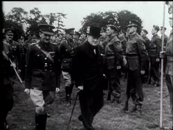 MR CHURCHILL SURVEYS OUR GROWING DEFENCES - News Clip