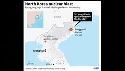 CLEAN : N Korea says conducted successful hydrogen bomb test News Clip