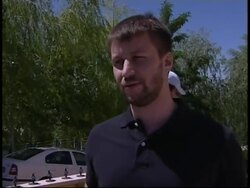 WRAP Polls open, voting, official, human rights activist ADDS voxpops News Clip