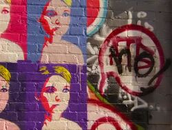 Graffiti Art - WS Stock Footage